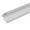 Silikonprofil  für Rollladendichtung ERP, mit 6,7 mm Fuß, grau 20 mm (Für Spalten 10-20 mm)
