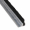 Streifenbürste 7032 - 90 Winkel - mit Alu-Profil blank und 10 mm Bürstenhöhe, Besatz PA6 schwarz glatt, auf Maß 10 mm Faserhöhe der Bürste