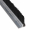 Streifenbürste 7032 - 90 Winkel - mit Alu-Profil blank und 10 mm Bürstenhöhe, Besatz PA6 schwarz glatt, auf Maß 20 mm Faserhöhe der Bürste