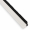 Streifenbürste 7032 - 90 Winkel - mit Alu-Profil weiß lackiert, Besatz PA6 schwarz glatt, auf Maß 10 mm Faserhöhe der Bürste