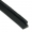 Flexible Winkel-Streifenbürste 90 "Mink-Flex" FBL3003 mit Gummi-Körper, je Meter, Bürstendichtung, Türbürste 15 mm Bürstenhöhe
