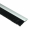 Streifenbürste STL2001 mit Alu-Profil eloxiert,Faserbesatz Polyamid (PA6)  schwarz, Bürstendichtung, Türbürste 40 mm Bürstenhöhe, Länge 100 cm