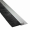 Streifenbürste STL2004 mit Alu-Profil eloxiert, 3 Bürstenreihen, Bürstendichtung, Türbürste  60 mm Bürstenhöhe, ohne Langlöcher, Länge 100 cm