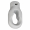 Markisenöse Kurbelöse ovale Öse aus Kunststoff Bohrung  12 mm rund, Schraube, grau