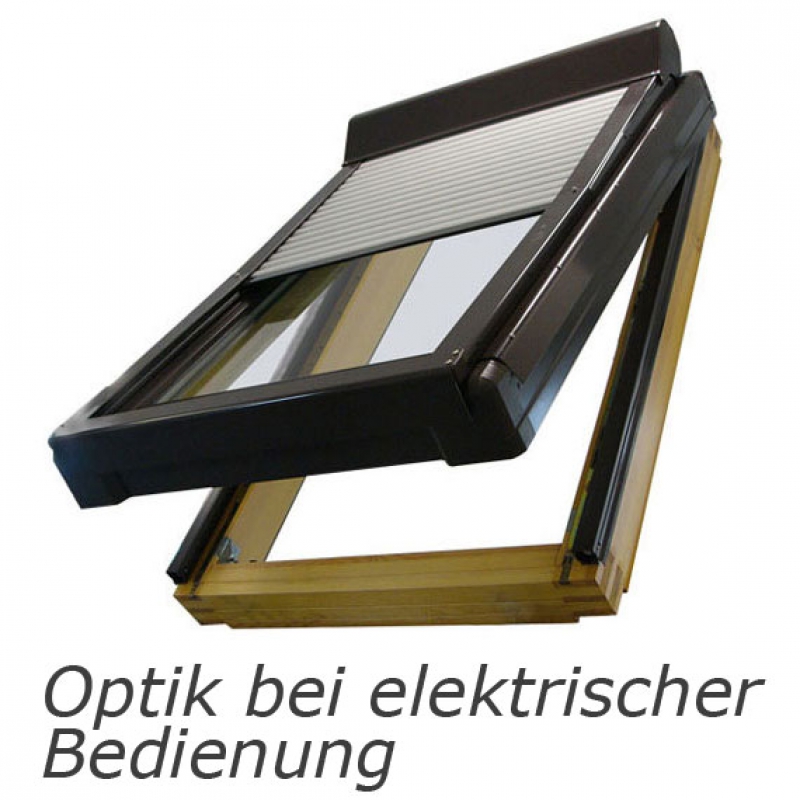 Baier Dachfensterrollladen für Braas / Dörken / Blefa-Fenster Typ BA, BA-O,  BK, BL und BSK | Größe 70/140 (70 x 140 cm) | Rolladen- und  Sonnenschutzprodukte | enobi GmbH