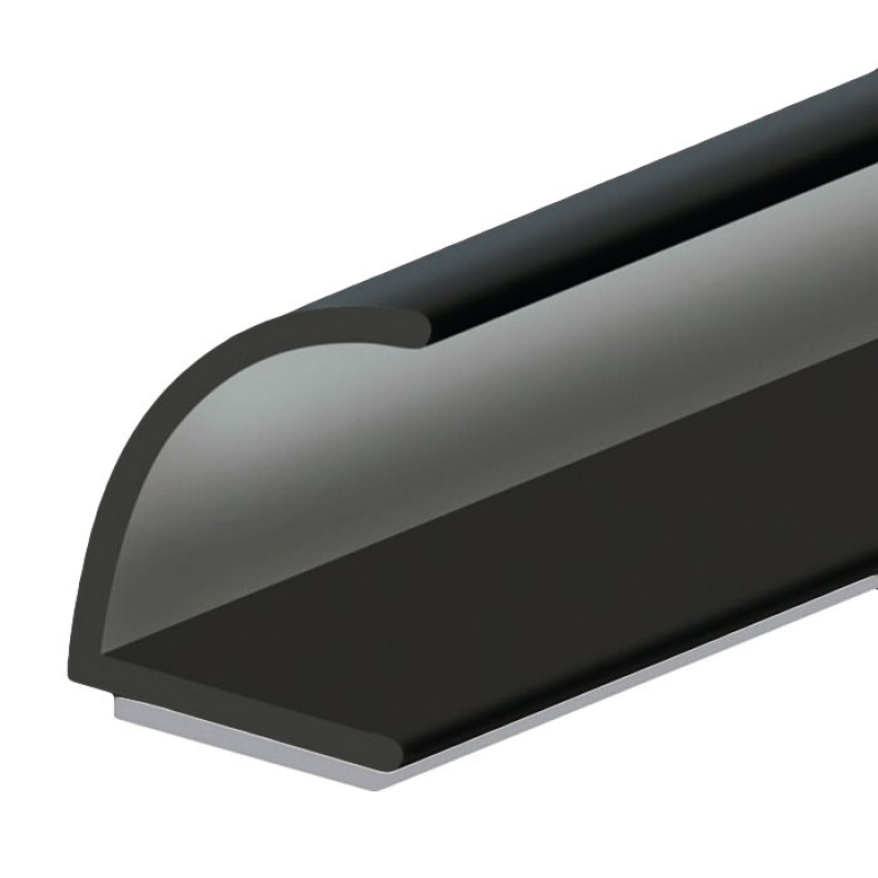 Ellen Selbstklebende Silikon Gummidichtung V-Dichtung 1024T, 7 x 9 mm,  1-seitig selbstklebend, Meterware im Doppelstrang (halbe Länge!), Farbe  schwarz, Flügelfalz- Türanschlagdichtung, Rolladen- und  Sonnenschutzprodukte