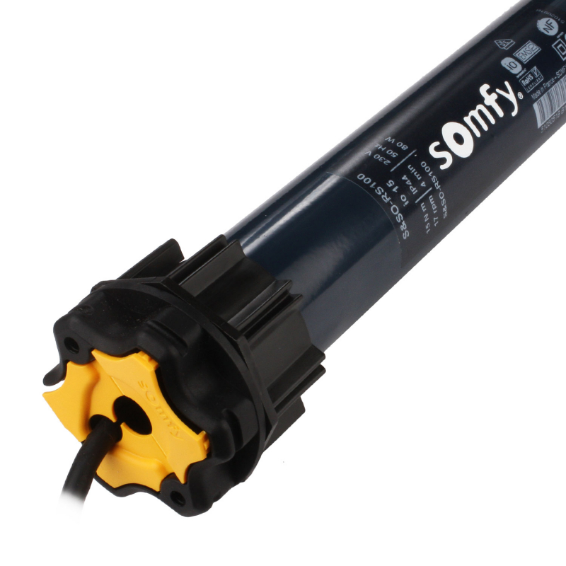 Somfy Funk-Rohrmotor S&SO RS100 io 6/17, 6 Nm, Baureihe 50 | ab Ø 50 mm |  Rolladen- und Sonnenschutzprodukte | enobi GmbH