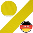 Gurtband E 410/85 aus Polypropylen (PP), Breite 40 mm, Meterware, Farbe gelb