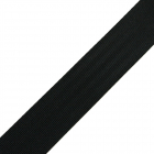 Sicherheitsgurtband 558 T/40 aus Polyester, Breite 40 mm, Meterware, Farbe schwarz