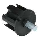 Getriebeanschluss mit 13 mm 4-Kant für 63 mm Nutwelle (DS / DW 63 / 63N), Wellenkapsel , Wellenkappe