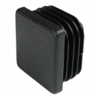 Kunststoff Abschlusskappe für Tragrohr 35 x 35 x 2 mm, schwarz