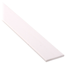 Flachleiste aus Kunststoff mit selbstklebendem Schaumklebeband, weiß (RAL 9016), Länge 600 cm | Fensterleiste, Abdeckleiste