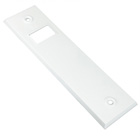 Abdeckplatte für Gurtwickler aus Kunststoff, Lochabstand 186 mm, weiß