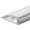 Türschwelle aus Aluminium mit Gummidichtung Typ AKW für Spalten von 1-15 mm | Türbodendichtung, Türbodenschwelle, Bodenschwelle 120 cm Länge