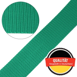 Stahl Gurtband E 410/85 aus Polypropylen (PP), Breite 50 mm, Meterware, Farbe grün