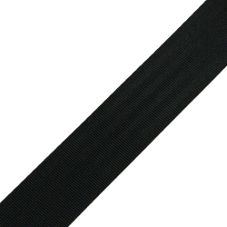 Stahl Sicherheitsgurtband 558 T/40 aus Polyester, Breite 40 mm, Meterware, Farbe schwarz