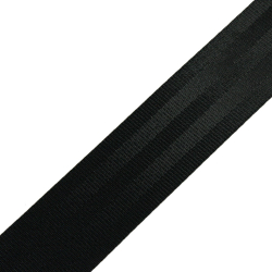Stahl Sicherheitsgurtband A 602/413/47 (2200daN) aus Polyester, Autogurt, Breite 47 mm, Meterware, Farbe schwarz
