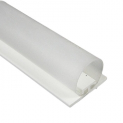 DichtungsSpecht Rollladendichtung HS1/20, weiß, Länge 200 cm, selbstklebend, für Spaltbreiten 14-23 mm