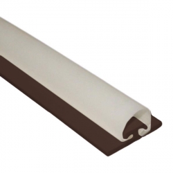 DichtungsSpecht Rollladendichtung HS1/10, braun, Länge 200 cm, selbstklebend, für Spaltbreiten 11-16 mm