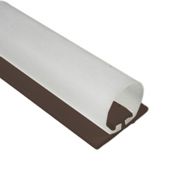 DichtungsSpecht Rollladendichtung HS1/20, braun, Länge 200 cm, selbstklebend, für Spaltbreiten 14-23 mm