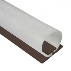 DichtungsSpecht Rollladendichtung HS1/30, braun, Länge 200 cm, selbstklebend, für Spaltbreiten 21-30 mm