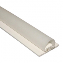 DichtungsSpecht Rollladendichtung HS1/10, weiß, Länge 125 cm, selbstklebend, für Spaltbreiten 11-16 mm