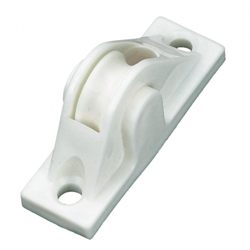 Selve Mini-Schnurführung aus Kunststoff inkl. 100 mm Spiral, bis  5 mm Schnur, weiß