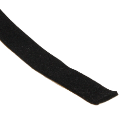 enobi Geräuschdämmende Neopren-Einlage 10 x 2 mm, selbstklebend, Schwarz
