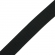 Stahl Leichtes und dünnes Gurtband PP 94 aus Polypropylen (PP), Einfassband, Breite 25 mm, Meterware, Farbe schwarz