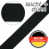 Stahl Leichtes und dünnes Gurtband A 601/01/24,5 aus Polyester, Breite 24,5 mm, Meterware, Farbe schwarz