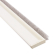 Ellen Selbstklebende Türbodendichtung PDS-B ZK mit Bürstendichtung, Farbe weiß, für Spalten bis 10 mm, 100 cm Länge 