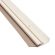 Ellen Türbodendichtung PDS Basic mit Gummilippe, Farbe weiß, für Spalten bis 20 mm, 100 cm Länge | Dichtleiste