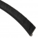 enobi Streifenbürste 8033 - gerade - mit Alu-Profil blank und 15 mm Bürstenhöhe, Besatz PA6 schwarz glatt, auf Maß