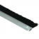 Mink Bürsten Streifenbürste STL2001 mit Alu-Profil eloxiert, Faserbesatz Polyamid (PA6) 30mm schwarz,100cm Länge, Bürstendichtung, Türbürste