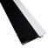 Mink Bürsten Streifenbürste STL2004 Alu-Profil eloxiert, Besatz Polyester 100 x 1,0 mm, 2-reihig, 100 cm Länge